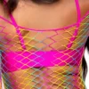 Leg Avenue Ombre rainbow fishnet - Verkko mekko