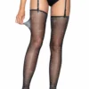 Leg Avenue Rhinestone - Sukat ja sukkanauhavyö setti