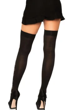 Leg Avenue Rosette Panel - Ylipolvensukat