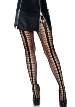 Leg Avenue Scale Net Suspender - Sukat