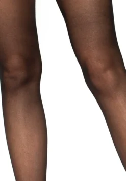 Leg Avenue Sheer Thigh Highs with Lace Garter Belt - Sukat