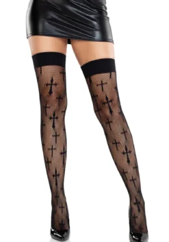 Leg Avenue Worship me cross net - Sukat