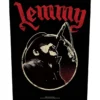 Lemmy Microphone - Kangasmerkki, selkä
