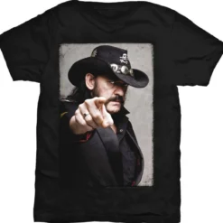 Lemmy Pointing Photo -T-paita