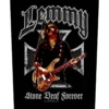 Lemmy Stone deaf forever - Kangasmerkki, selkä
