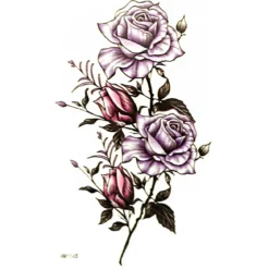 Lilac rose - siirtotatuointi
