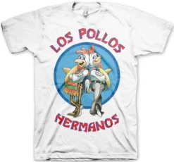 Los Pollos Hermanos - T-paita, valkoinen