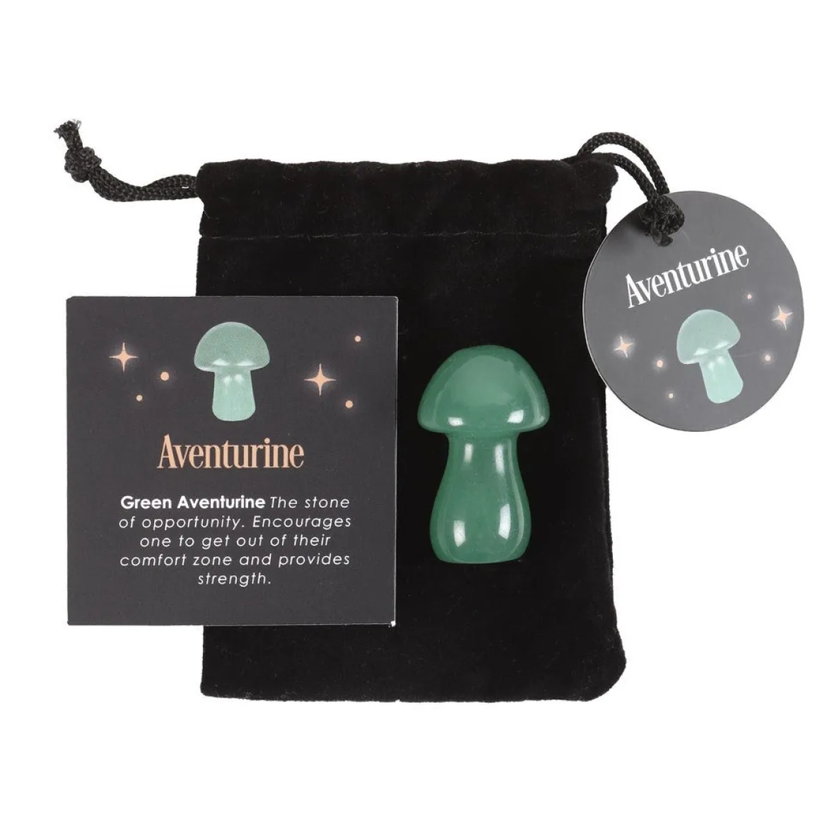 Magical Aveturine Crystal Mushroom