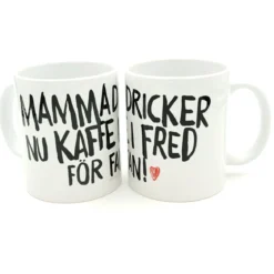 Mamma dricker kaffe - Muki