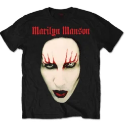 Marilyn Manson Red Lips - T-Paita