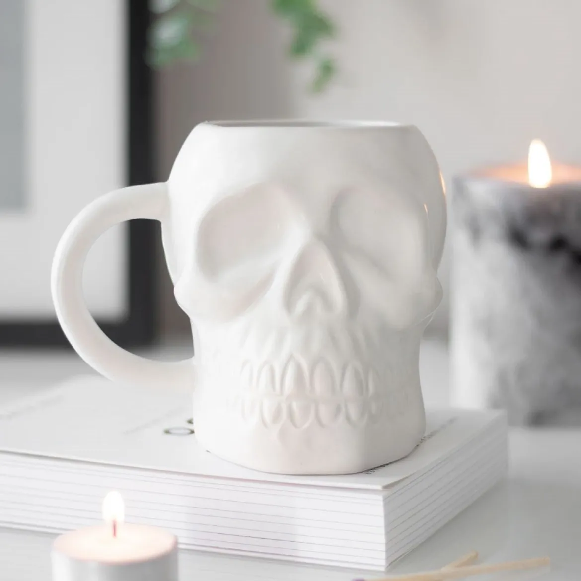 Matte White Skull - Muki