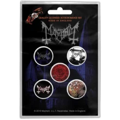 Mayhem: De Mysteriis Dom Sathanas - Pinssi setti 5kpl