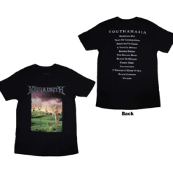 Megadeth: Youthanasia Tracklist - T-paita