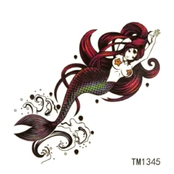 Mermaid - siirtotatuointi