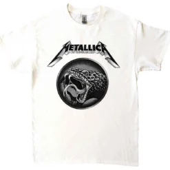 Metallica Black Album Poster - T-paita, valkoinen