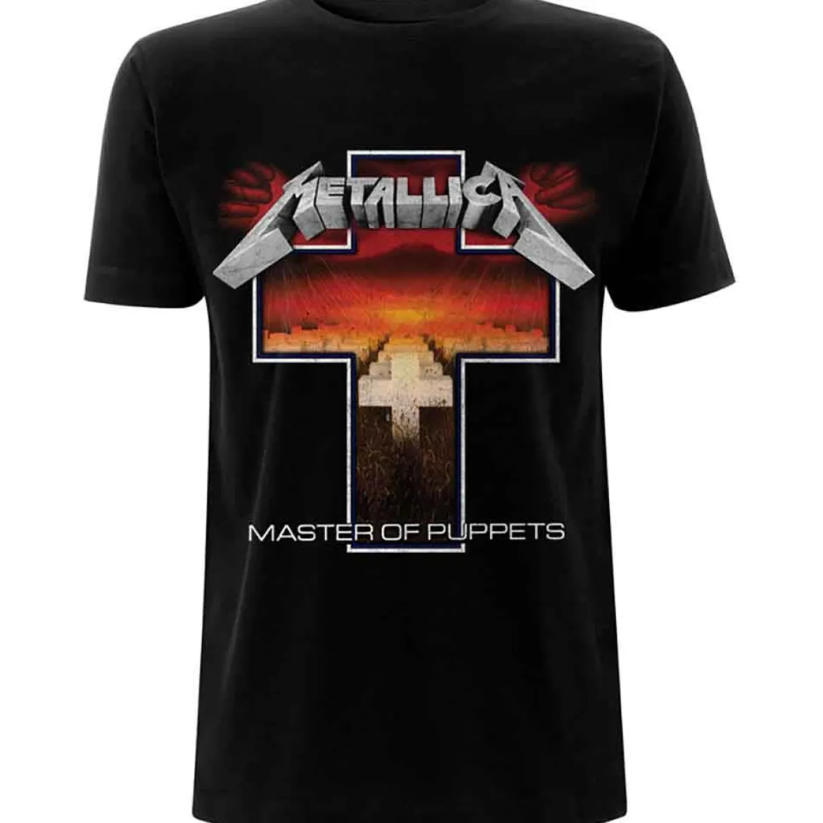 Metallica Master of Puppets Cross - T-paita