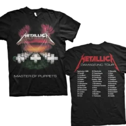 Metallica Master of Puppets European Tour '86 - T-paita