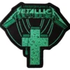 Metallica: Master of puppets green cross - Kangasmerkki