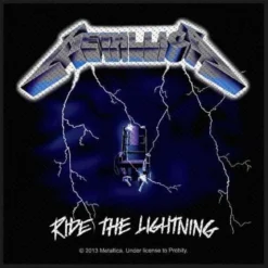 Metallica Ride The Lightning - Kangasmerkki