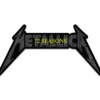 Metallica: 72 Seasons Charred Logo Cut Out - Kangasmerkki