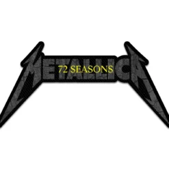 Metallica: 72 Seasons Charred Logo Cut Out - Kangasmerkki