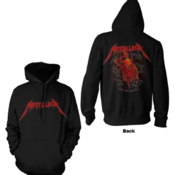 Metallica Skull Screaming Red - Huppari