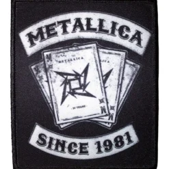Metallica: 30th anniversary playing card - Kangasmerkki