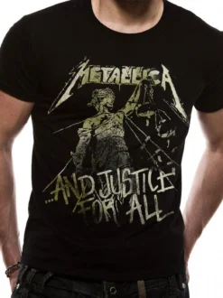 Metallica Vintage Justice - T-paita