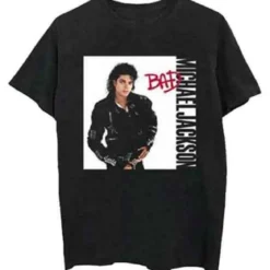 Michael Jackson Bad - T-paita, musta