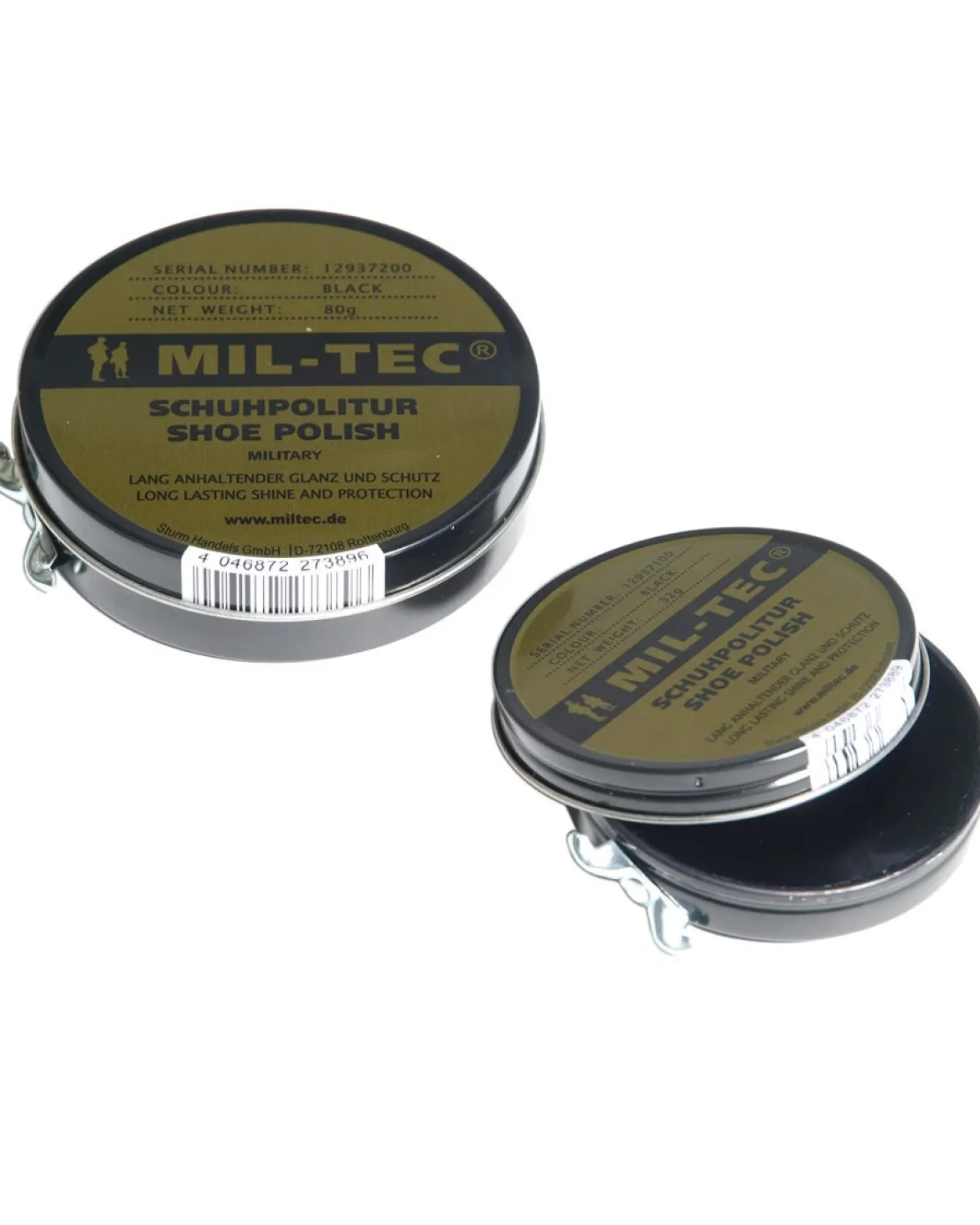Mil-Tec kenkälankki - musta, 80g