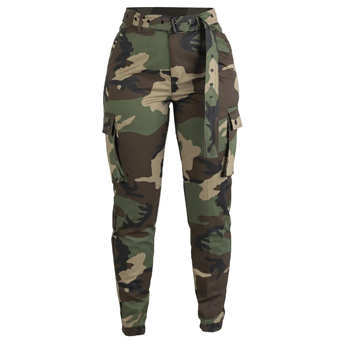 Mil-Tec naisten Army reisitaskuhousut, woodland