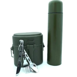 Mil-Tec Od Stainless Steel - Termospullo 1,0L Oliivi