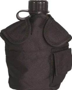 Mil-Tec US-style kenttäpullon tasku, musta
