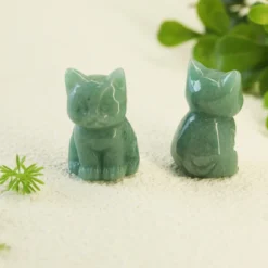 Mini kissa – vihreä aventuriini