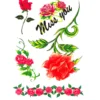 Miss you - siirtotatuointi