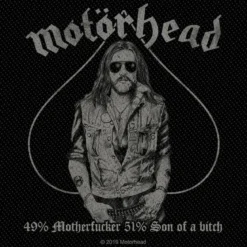 Motörhead 49% motherfucker - Kangasmerkki