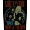 Mötley Crue Shout at the devil - Kangasmerkki, selkä