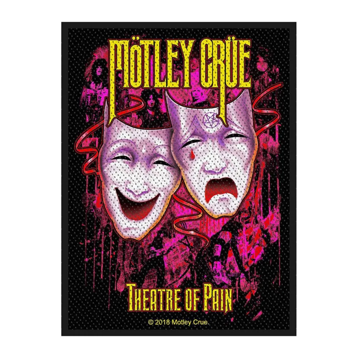 Mötley Crue Theatre Of Pain - Kangasmerkki