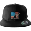MTV American Flag Standart Snapback lippis, musta
