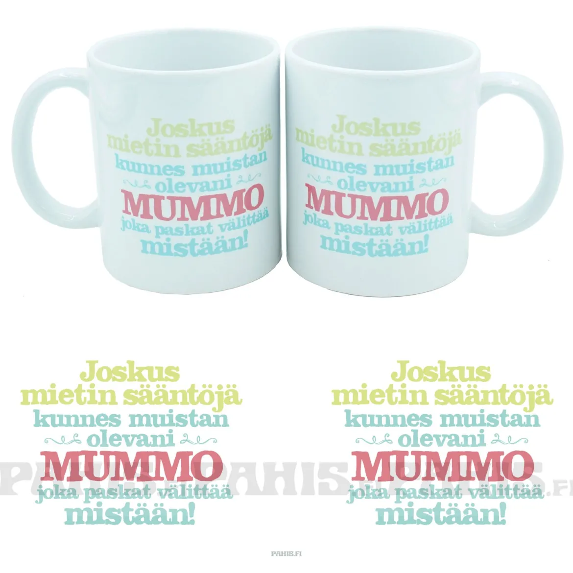 Mummo paskat välittää - Muki