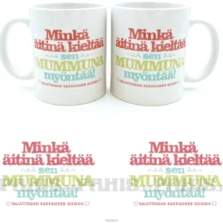 Mummu myöntää- Muki