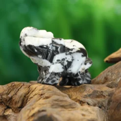 Musta-valkoinen jade - Elefantti, 5cm