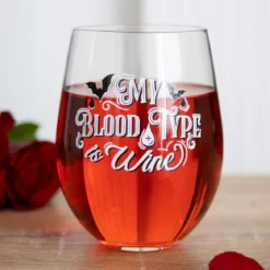 My Blood Type is Wine - Viinilasi, jalaton