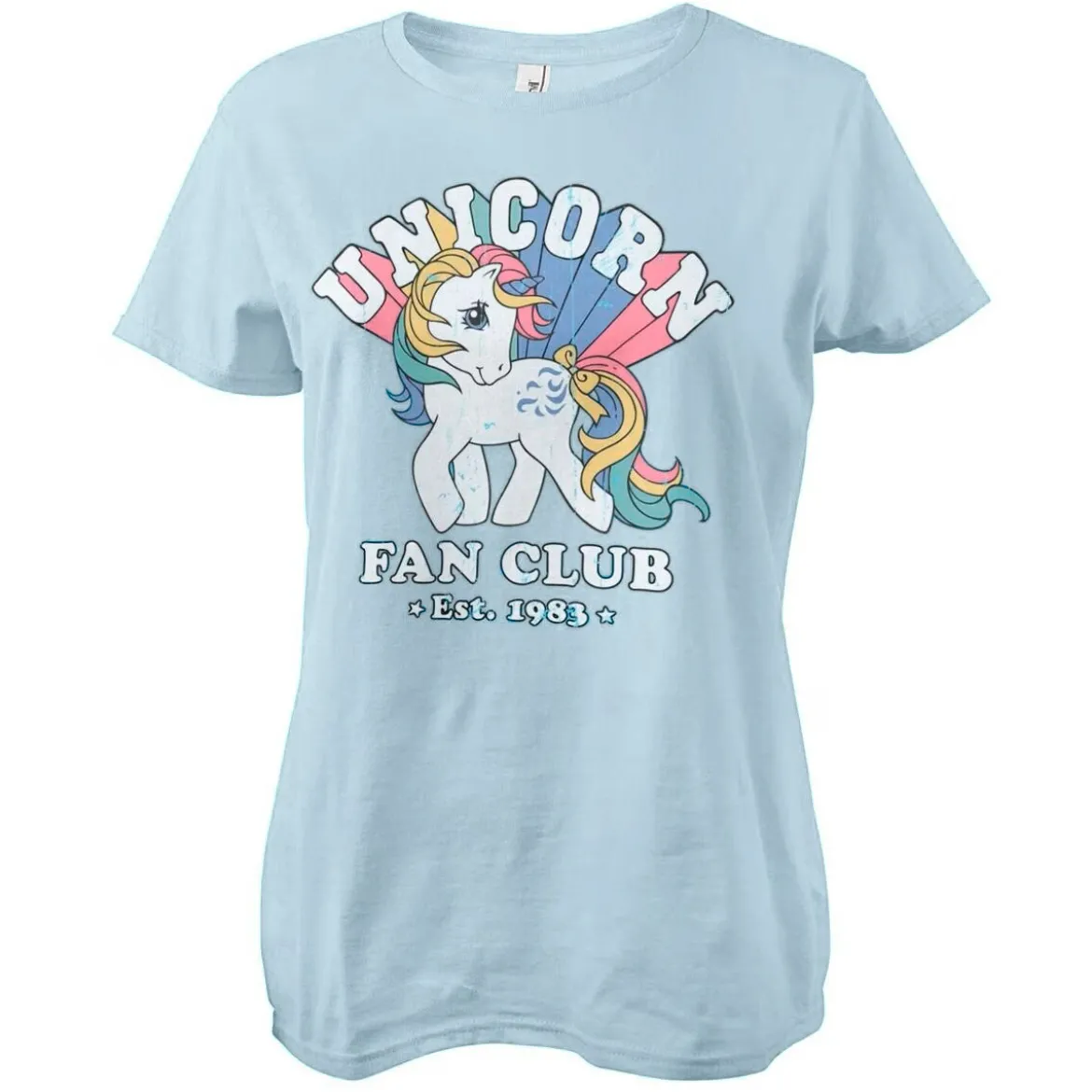 My Little Pony Unicorn Fan Club - Naisten T-paita, vaaleansininen