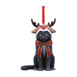 Nemesis Now Reindeer Cat - Joulukuusen koriste