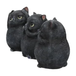 Nemesis Now Three Wise Fat Cats- Koristeet