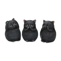 Nemesis Now Three Wise Fat Cats- Koristeet