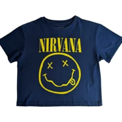 Nirvana: Yellowhappy face Flower Sniffin - Crop Toppi