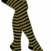 Olive green stripes - Yli polven sukat