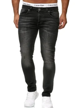 OneREDOX Slim fit 600JS - Farkut, 604 dirty black